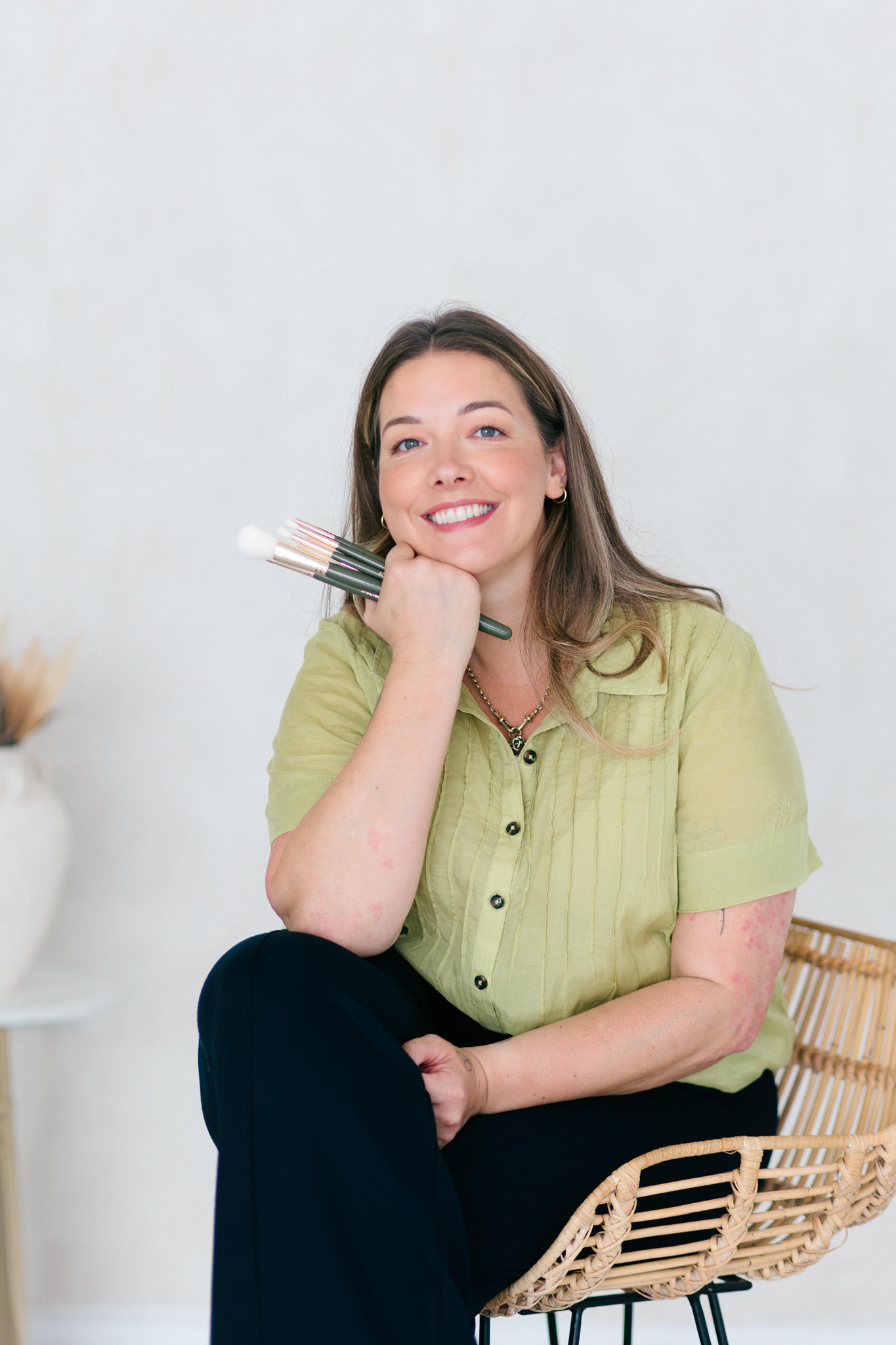 Cotswold make up artist Kerry Pargeter-Smith smiles at the camera